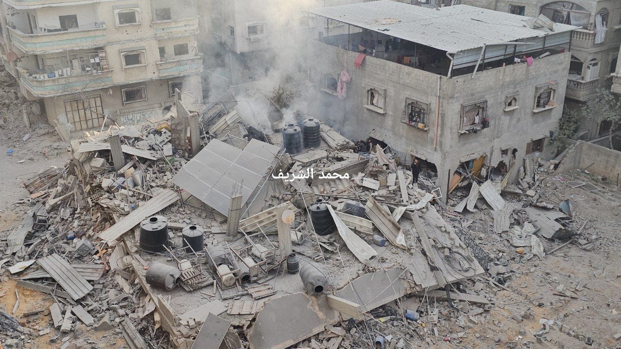 قصف شمال غزة قصف شمال غزة