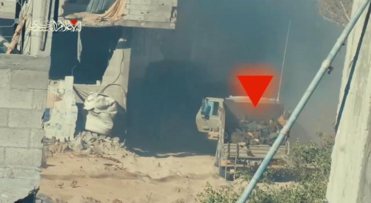 القسام ينشر مشاهد من كمين الفالوجا في مخيم جباليا القسام ينشر مشاهد من كمين الفالوجا في مخيم جباليا