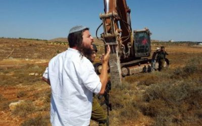 مستوطنون يجرفون عشرات الدونمات في سلفيت ويقتحمون نبعاً في أريحا