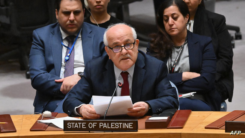 مندوب فلسطين بالأمم المتحدة: يجب السماح للغزيين بالعودة لديارهم الأولى