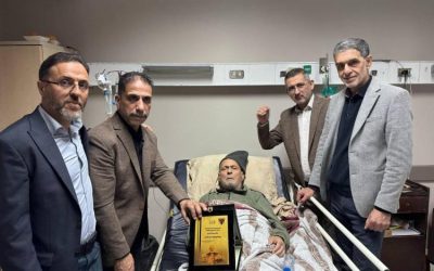 وفد من حماس يزور الأسرى المحررين في مستشفى فلسطين بالقاهرة