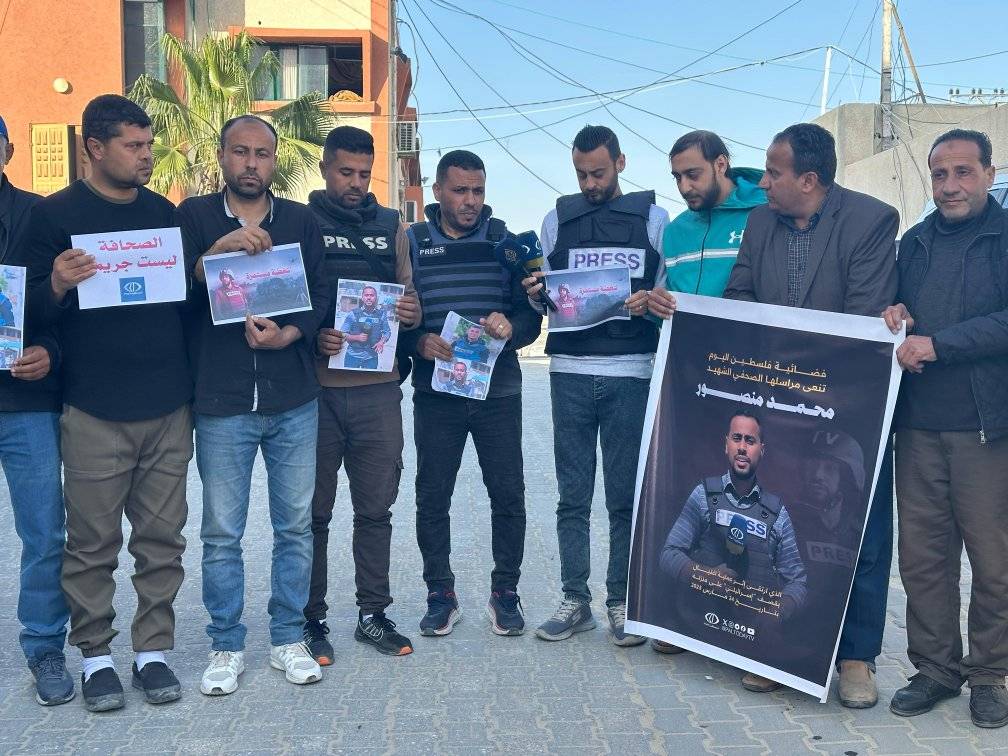 مؤسسة حقوقية تندد بحملة التحريض على قتل صحفيي غزة مؤسسة حقوقية تندد بحملة التحريض على قتل صحفيي غزة