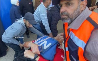 قتيل و5 مصابين أجانب إثر قصف مكتب للأمم المتحدة وسط غزة