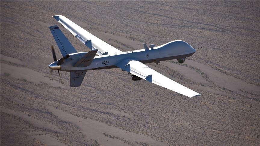 القوات اليمنية تعلن إسقاط مسيرة أمريكية من نوع “MQ_9”