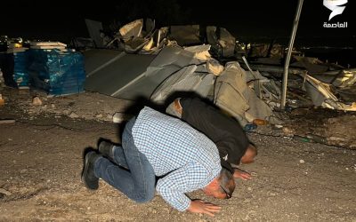 أجبره الاحتلال على هدم منزله في العيسوية فجعل منه محرابا