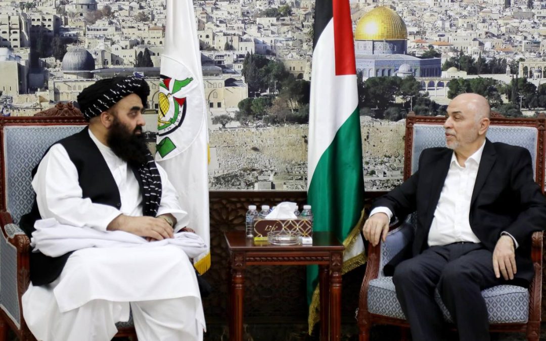 قيادة حماس تستقبل وزير الخارجية الأفغاني