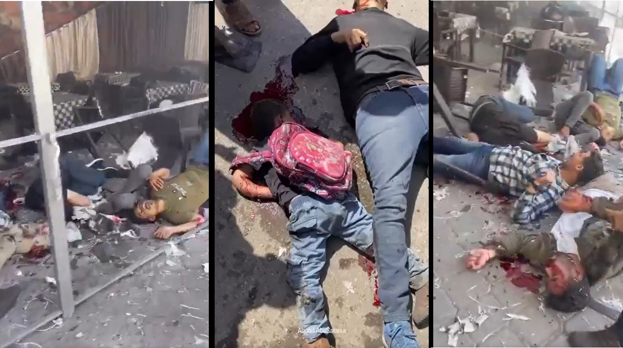 الاحتلال يرتكب 4 مجازر دامية في غزة استهدفت مدرستين وسوقًا شعبيًا ومطعمًا الاحتلال يرتكب 4 مجازر دامية في غزة استهدفت مدرستين وسوقًا شعبيًا ومطعمًا