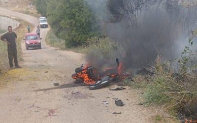 شهيد بقصف مسيّرة إسرائيليّة دراجة نارية في جنوب لبنان
