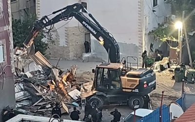 سلطات الاحتلال تهدم منزلاً في بلد جسر الزرقا بذريعة “عدم الترخيص”
