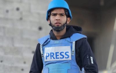 استشهاد الصحفي نور الدين عبده بقصف إسرائيلي على غزة