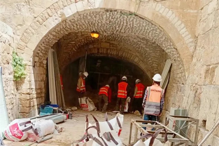 الهيئات الإسلامية في القدس: حفريات الاحتلال قرب الأقصى انتهاك صارخ وخطير
