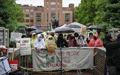 احتجاجات في جامعات أميركية تنديدا باعتقال داعمين لفلسطين