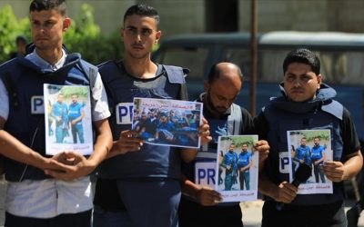 حماس تطالب المؤسسات القانونية الدولية بضمان حماية الصحفيين الفلسطينيين