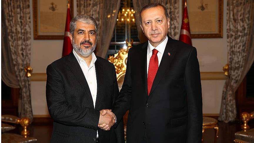 لقاء بين أردوغان ومشعل في إسطنبول