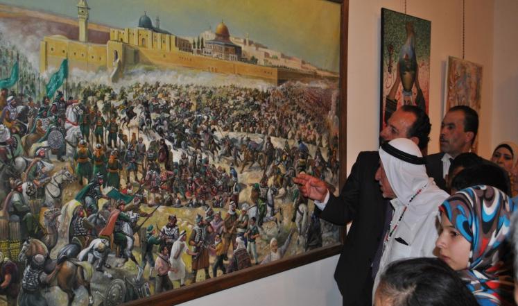 افتتاح معرض فلسطين.. حكاية ولون في إربد الأردنية
