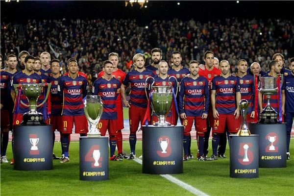 برشلونة يحطم رقم ريال مدريد القياسي ويدخل التاريخ