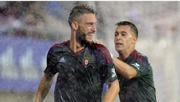 اوساسونا  يحقق فوزه الأول في الليغا