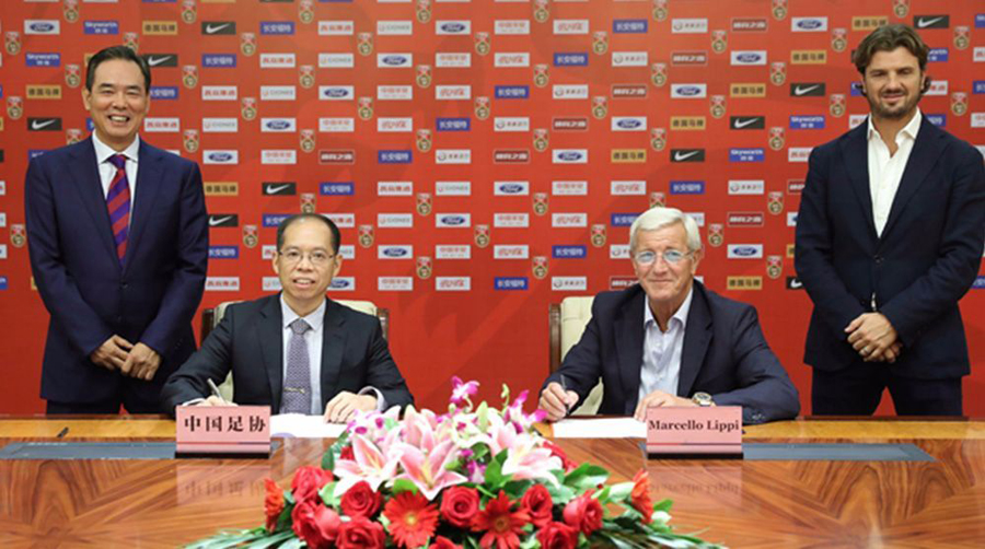 رسمياً مارتشيلو ليبي مدربًا جديدًا لمنتخب الصين لكرة