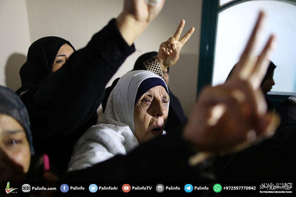 تشييع جثمان الشهيد محمد أبو سعدة وسط قطاع غزة