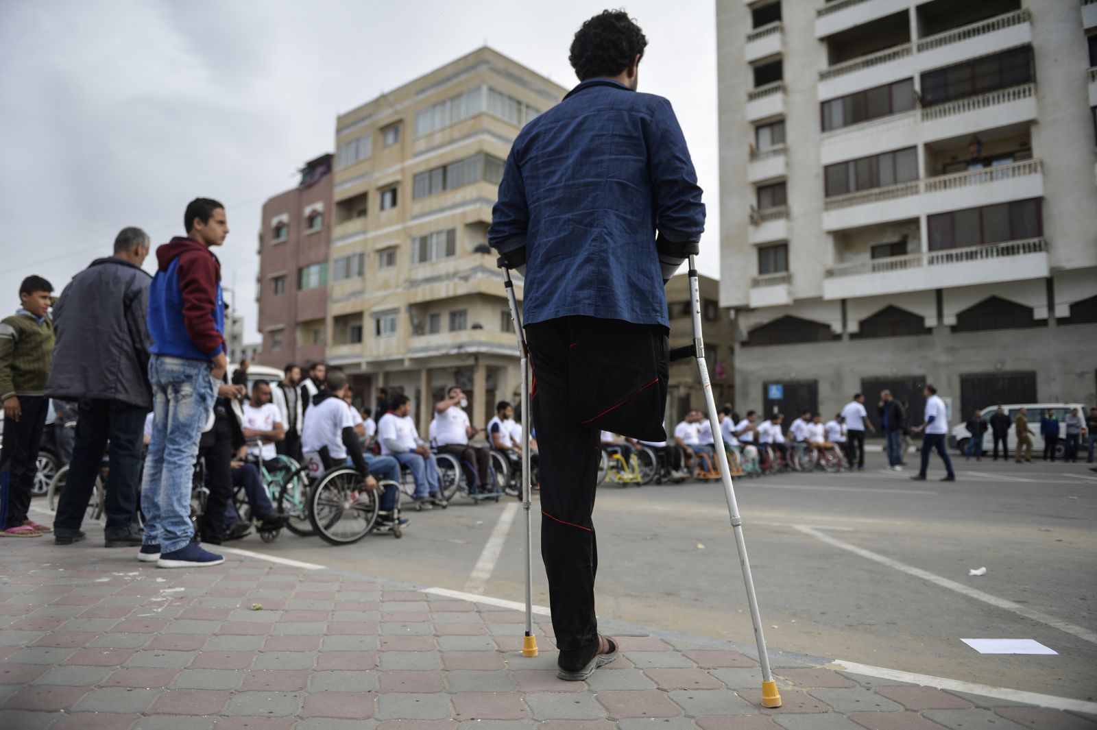ماراثون رياضي لذوي الإعاقة بغزة