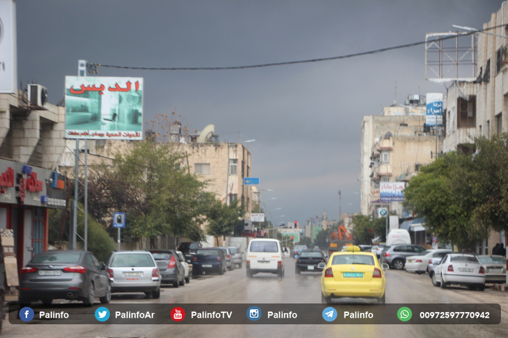 أمطار الخير في نابلس