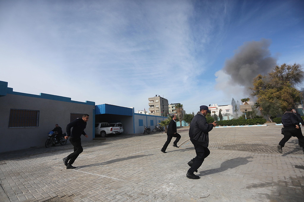 مناورة للداخلية في غزة في إطار الاستعدادات لأي مواجهة مقبلة
