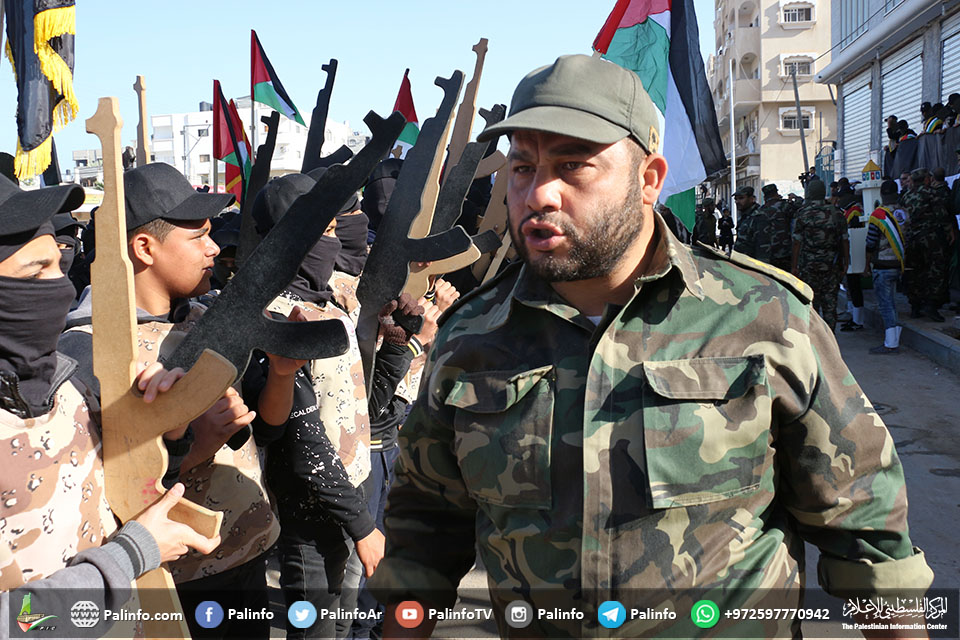 عرض فتوة للأمن الوطني في غزة تضامناً مع القدس