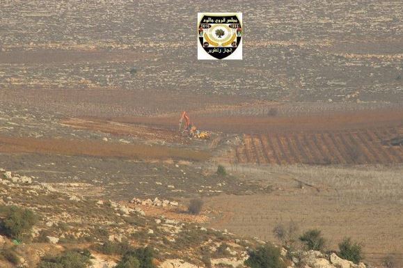 مستوطنون يجرفون أراضي في جالود جنوب نابلس