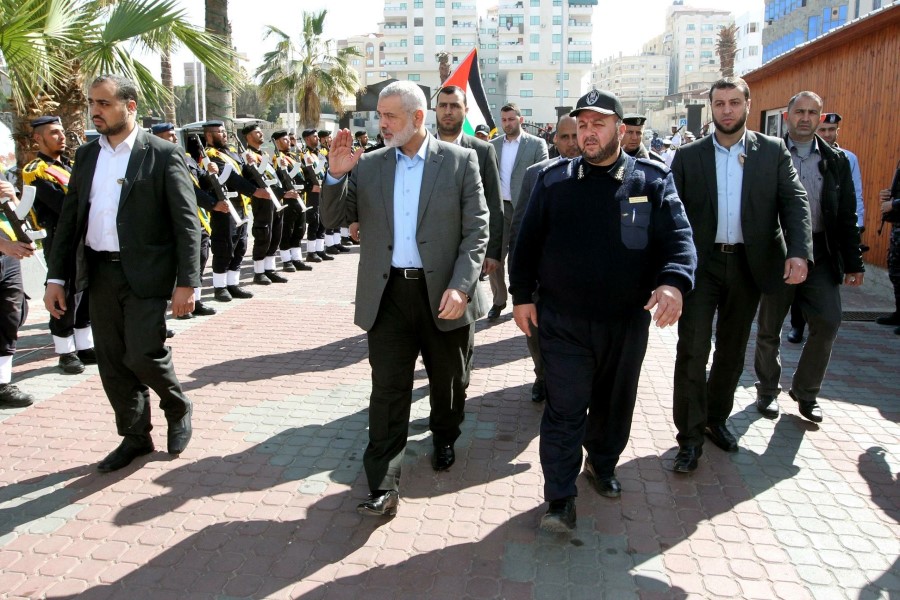 حفل عن إنجازات الشرطة الفلسطينية خلال عام 2015 بمدينة غزة
