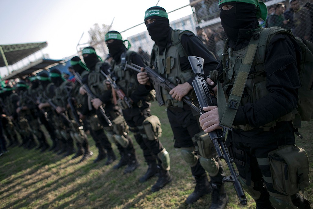 مهرجان حركة حماس برفح جنوب قطاع غزة