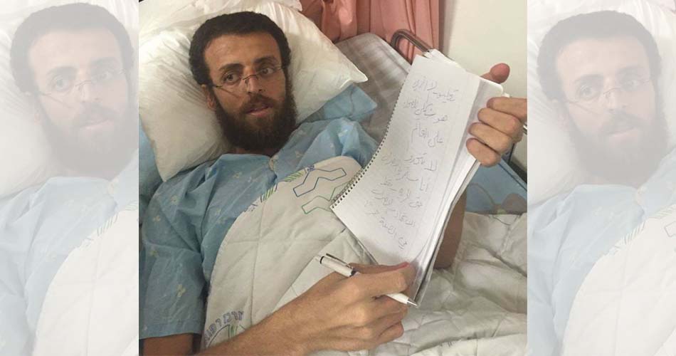 عائلة القيق: محمد يعاني من انتكاسة في وضعه الصحيّ منذ الصباح
