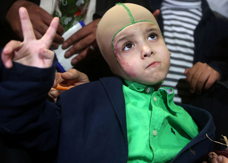 الطفل دوابشة سيدلي بشهادته في محكمة الاحتلال أمام قاتل عائلته