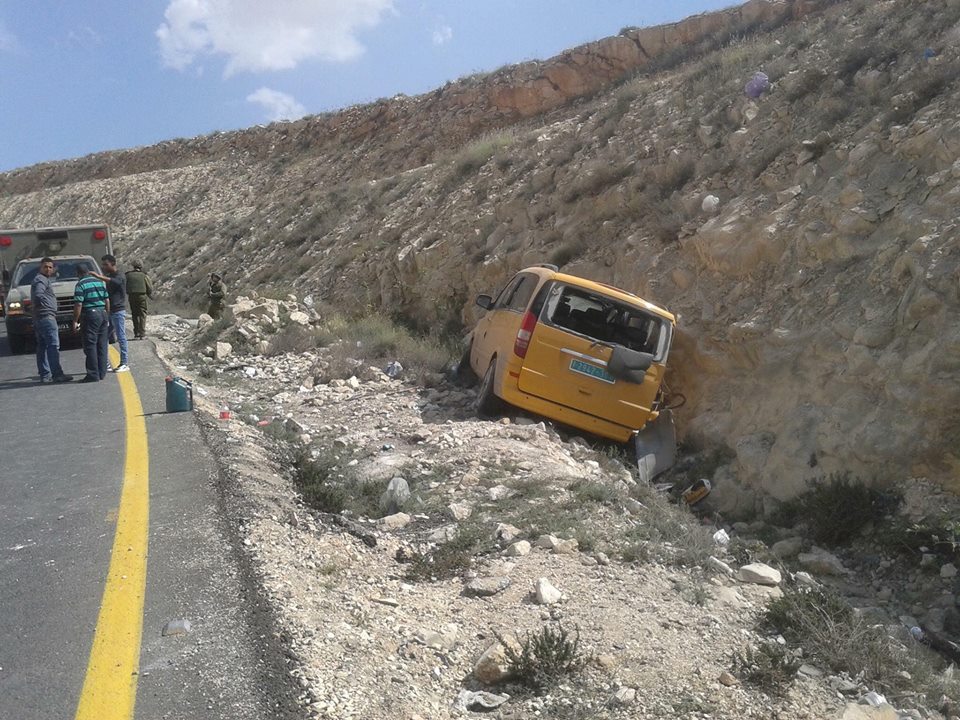 7 إصابات بحادث بين سيارة فلسطينية وجيب صهيوني