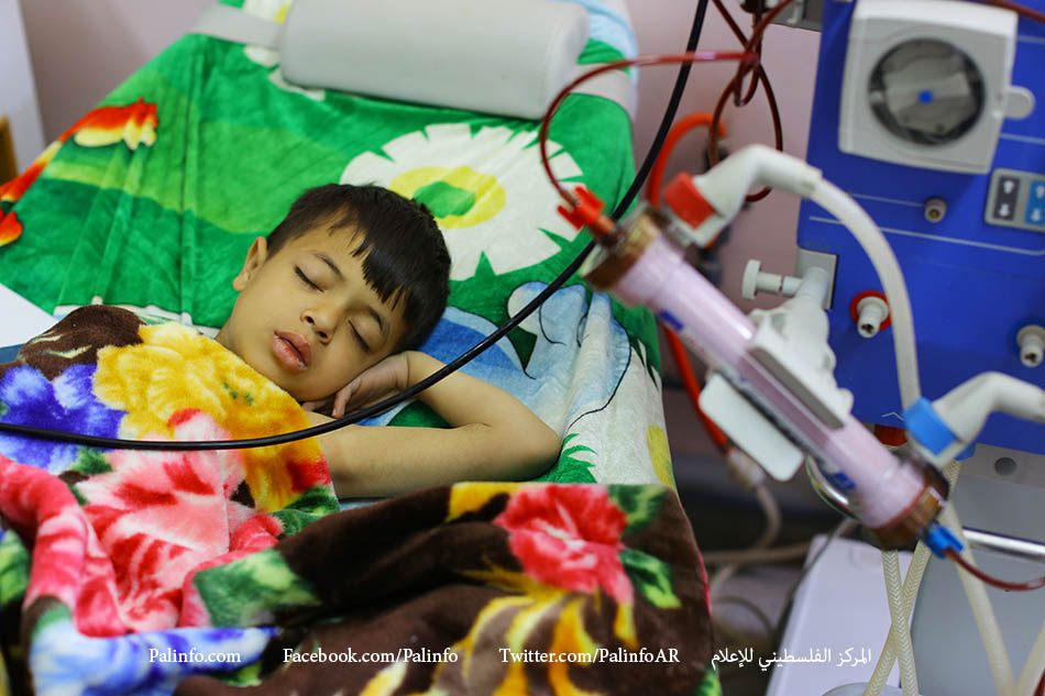 الأطفال مرضى الكلى بغزة .. معاناة حدها الموت