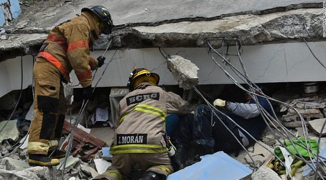 ارتفاع قتلى زلزال الإكوادور إلى 602 شخص
