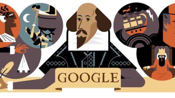 غوغل يحتفي بـشكسبير في ذكرى وفاته الـ 400
