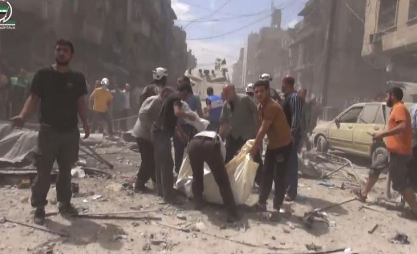 تواصل الغارات على حلب لليوم العاشر