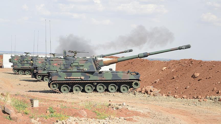 المدفعية التركية تقصف مواقع لـداعش في سوريا