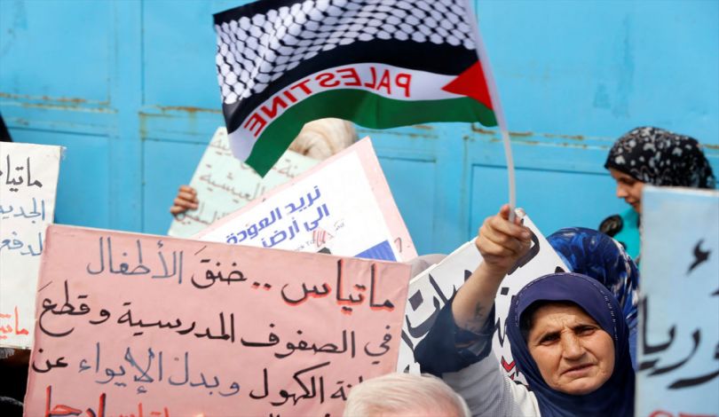 لبنان.. فلسطينيو سوريا يحتجون على حرمانهم من المساعدات