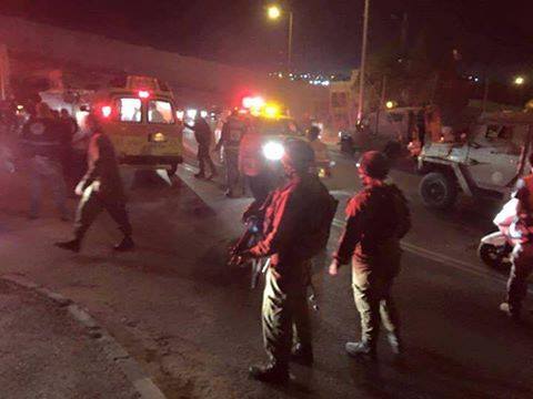 إصابة 3 صهاينة بانفجار قرب مدخل حزما شمال القدس