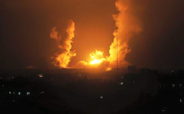 18 غارة صهيونية على غزة.. والقسام يتصدى للطيران