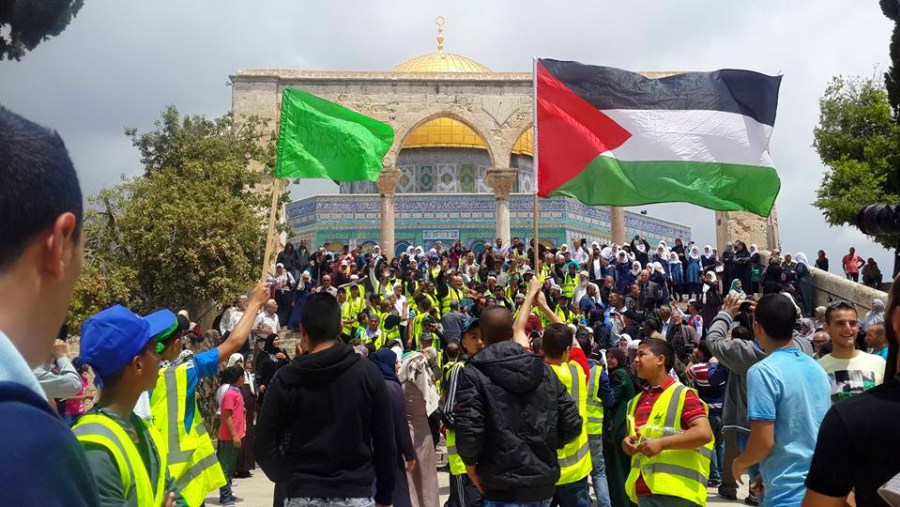 مسيرة فلسطينية راجلة من حيفا إلى الأقصى
