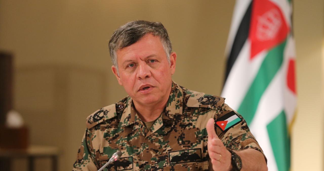 عبد الله الثاني: سنضرب بيد من حديد من يهدد أمن الأردن