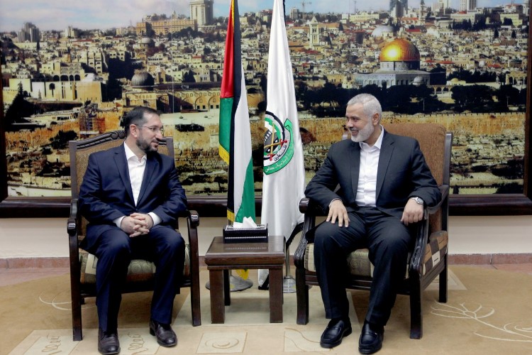 هنية يشيد بجهود تركيا في دعم الشعب الفلسطيني
