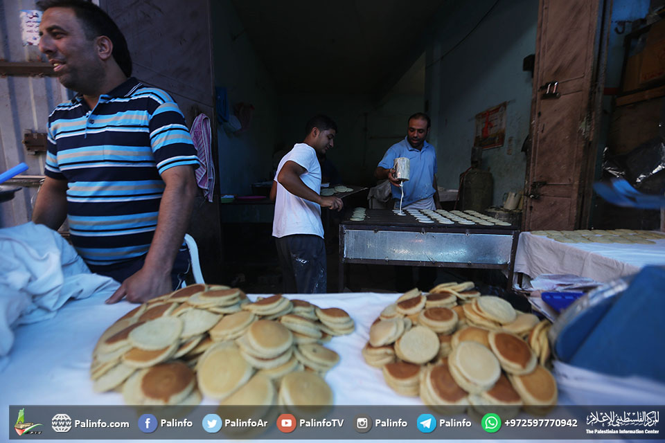 سوق الزاوية في غزة في ثالث أيام رمضان