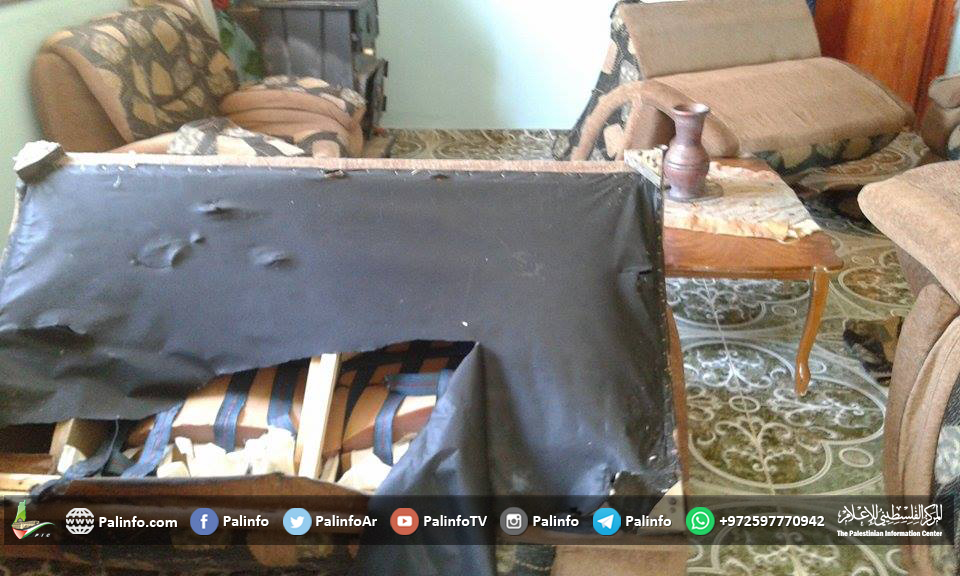 آثار الدمار الذي خلفه الاحتلال بمنازل كفر قليل جنوب نابلس