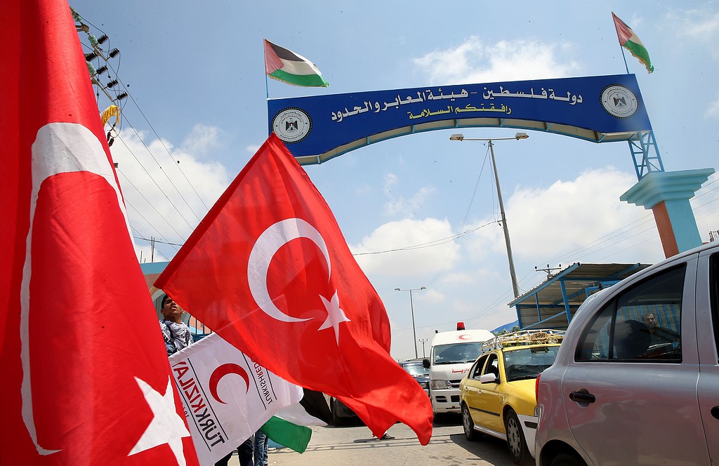 الوفد التركي يغادر غزة عبر معبر رفح