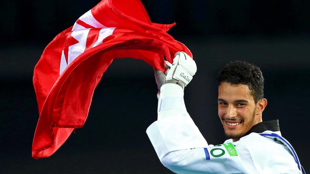 التونسي أحمد الوسلاتي يهدي العرب الميدالية 14