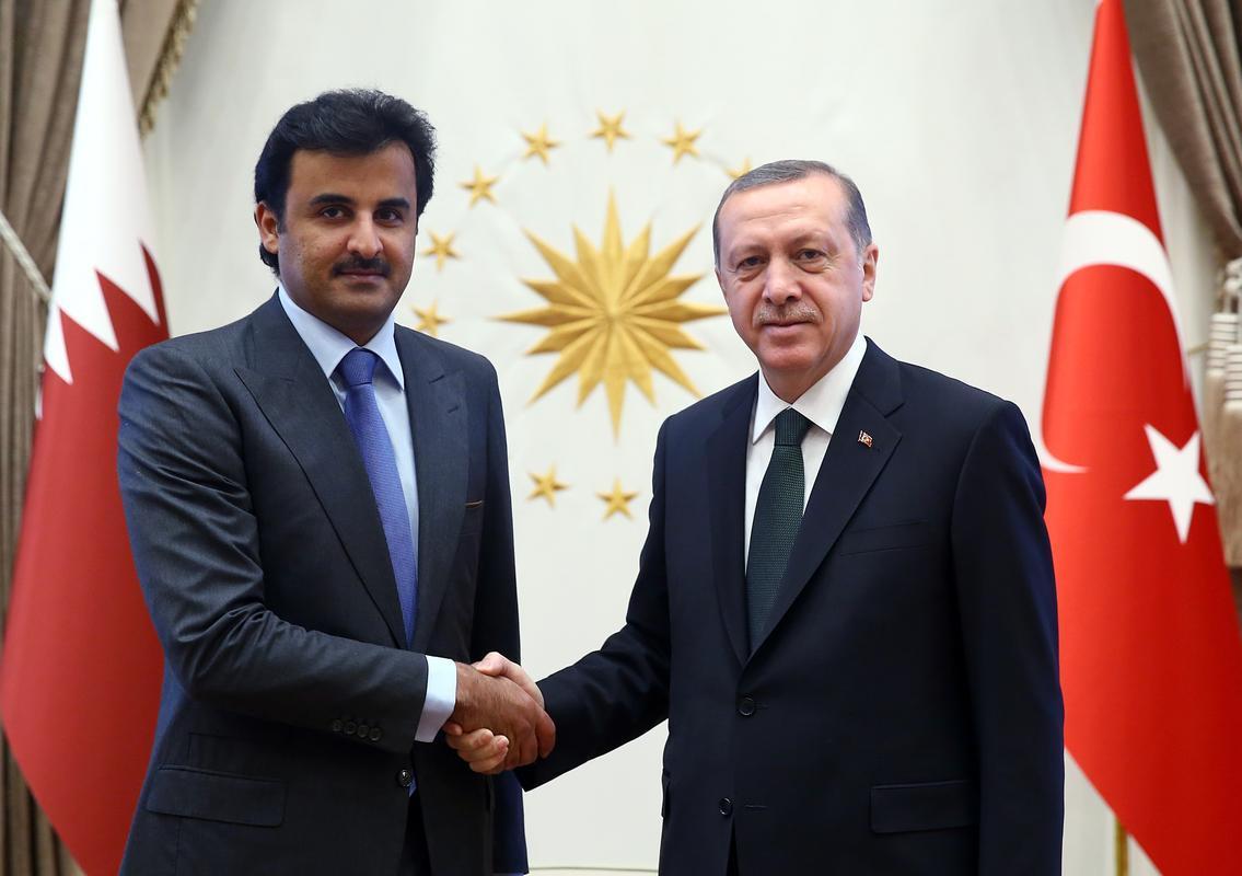 أردوغان يلتقي أمير قطر ويبحث معه الأزمة السورية في نيويورك