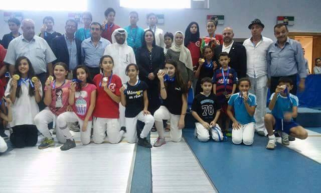 3 فضيات و7 برونزيات حصيلة فلسطين في بطولتي مبارزة